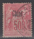 FRENCH POST IN CHINA 1894 - Stamp With Overprint - Gebraucht