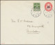 Dänemark Umschlag U 36 Aufdruckausgabe 15 Auf 20 Öre Kz. 40-Kl, HELSINGÖR 1937 - Postal Stationery