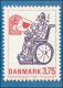 Dänemark Postkarte P 286 Zeichentrickfiguren 3,75 Kronen Kz. CP 5, ESSt 1992 - Postwaardestukken