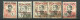 26414 Kouang-Tchéou N°35/6, 39, 61° Timbres D'Indochine De 1919-23 Surchargés 1919-23  B/TB - Usados