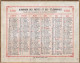 Calendrier  Almanach 1882 Oberthur Rennes - - Petit Format : ...-1900