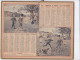 Calendrier Almanach 1910 - Braves Chasseurs -- Carte Des Chemins De Fer De L'isere - Tamaño Grande : 1901-20