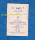 Calendrier Publicitaire 1953 - LA BONNEVILLE Eure - Pharmacie F. BATUT Pharmacien Université De Paris Parfumerie Parfum - Kleinformat : 1941-60