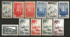 MAROC Colo:, **, N° YT 163 à 199,série Compl., Les N° 172, 177/8, 188, 192/3, 194, 196/7 Et 199 Ch., Sinon TB - Unused Stamps