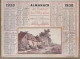 Calendrier Almanach Complet 1938 -pas Sur Delc.-  A La Ferme ( Bothorel ) - Imp. Oller - Tamaño Grande : 1921-40