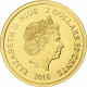 Niue, Elizabeth II, 2-1/2 Dollars, Laughing Kookaburra, 2018, Or, FDC - Niue