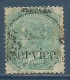 INDE ANGLAISE , Timbre De Service , 4 A. , Surchargé " Service " , 1867 - 1873 , N° YT 21 , µ - 1858-79 Crown Colony