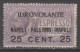 ITALIA 1917 - Idrovolante P.a. - Espresso Urgente Soprastampato * (2 Scan) - Correo Aéreo