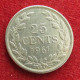 Liberia 25 Cents 1961 W ºº - Liberia