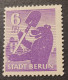 Stadt Berlin - 6 Pfennig - Berlin & Brandebourg