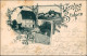 Ansichtskarte Stolpen 3 Bild Restauration Zur Linde, Straße 1899 - Stolpen