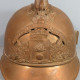 CASQUE DES SAPEURS-POMPIERS DE LA VILLE DE CHATEAUNEUF EN T 1885 1895 1900 - Casques & Coiffures