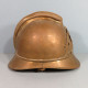 Delcampe - CASQUE DES SAPEURS-POMPIERS DE LA VILLE DE CHATEAUNEUF EN T 1885 1895 1900 - Hoeden