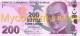 TURKEY, 200 Turkish Lira, 2024, PNEW, Series G, New Signature, UNC - Turquia