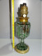 -RARE LAMPE A PETROLE CRISTAL Taillé BACCARAT Ou ST LOUIS XIXe E - Luminaires & Lustres