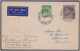 First Flight Between BURKETOWN To NORMANTON Queensland Australia 1937 With Clear Delivery Postmark On Back Side Of Cover - First Flight Covers