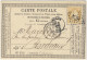 FRANCE - 1873 - Carte Précurseur De CHALAIS (Charente) à Bordeaux - 1849-1876: Periodo Clásico