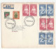 NAC Air Mail FLIGHT 1963 New Zealand CHILDREN HEALTH  Multi Prince Andrew  Royalty Stamps To GB - Cartas & Documentos