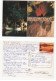 WAITOMO CAVES Postcard NEW ZEALAND Tairua Harbour Stamps Cover To GB Stalactite Stalagmite Minerals 2001 - Covers & Documents