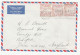 3 METER Stamps STUCK To COVER USED At POSTAGE On AIRMAIL Cover NEW ZEALAIND To Beforf GB Christmas SLOGAN  1981 - Storia Postale