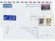 SLOGAN Covers STAMP MONTH & DELIVERED BY NZ POST New Zealand Multi AOTEORA Etc Stamps Air Mail To GB Cover 1995 -2000 - Cartas & Documentos