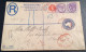 MANCHESTER VIOLET ! PMK 1894>BERLIN Cover ! GB Queen Victoria Jubilee+penny Lilac Postal Stationery Registered Letter - Brieven En Documenten