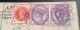 MANCHESTER VIOLET ! PMK 1894>BERLIN Cover ! GB Queen Victoria Jubilee+penny Lilac Postal Stationery Registered Letter - Briefe U. Dokumente