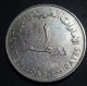 U.A.E , 1 Dirham - Zayed (27th Chess Olympiad) 1986 ,commemorative  - Dubai 1986 , KM# 10 , Gomaa - Verenigde Arabische Emiraten