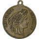 France, Médaille, Fête Nationale, 1880, Laiton, TTB+ - Other & Unclassified