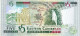 EASTERN CARIBBEAN $5 QEII HEAD WOMAN FRONT BUILDING BACK "M" MONTSERRAT ND(2003) P.42M UNC  READ DESCRIPTION CAREFULLY!! - Altri – America