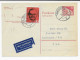 Ganzsache Berlin: Braunschweig Nach USA 1961 - Lettres & Documents