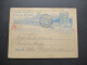 Brasilien 1907 Carta Bilhete E.U. Do Brazil 200 Reis / Druck E.U. Do Brazil 1889 / Bild Rio De Janeiro - Ganzsachen