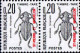 SPM Taxe N** Yv:82/91  Insectes (Paire) - Segnatasse