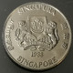 Monnaie Singapour - 1988 - 20 Cents Blason Haut - Singapur