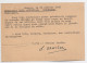 MONACO 10CX2+80C+20C CARTE PRIVEE DENTISTE MONACO CONDAMINE 1942 - Cartas & Documentos