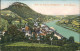 Königstein (Sächsische Schweiz) Panorama Mit Elbe Blick 1914 - Koenigstein (Saechs. Schw.)