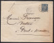 TYPE SAGE / 1890 PERFORE "SG"  SUR LETTRE POUR PONT A MOUSSON - PERFIN - Brieven En Documenten