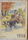 PETIT CALENDRIER 1938 ILLUSTRATEUR GROJEAN CREME ECLIPSE CHARETTE A CHIENS - Tamaño Pequeño : 1921-40