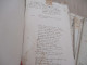 Delcampe - Archives Notes Généalogiques Dont Hozier Lamothe Barace Labouère Guillot Labardouillère .... + 1.8kg De Manuscrits - Manuscrits