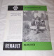 FEUILLET PUB PUBLICITAIRE MATERIEL AGRICOLE RENAULT GYROBROYEUR GARD ( TRACTEUR, TRACTEURS, MOTOCULTURE ) - Trattori