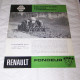 FEUILLET PUB PUBLICITAIRE MATERIEL RENAULT CULTIVATEURS LOURDS FONRESCAR FONDEUR ( TRACTEUR, TRACTEURS, MOTOCULTURE ) - Tractors