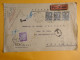 DM5 TUNISIE  LETTRE  1933 BIZERTE A BORDEAUX FRANCE   +TAXE  + + AFF.   INTERESSANT+ + - Lettres & Documents