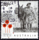 AUSTRALIA 2014 70c Multicoloured, Animals In War-Soldier And Donkey FU - Usati