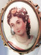 " BROCHE EN PORCELAINE DE LIMOGES @ Bijoux Bijouterie - Broches