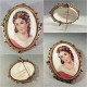 Delcampe - " BROCHE EN PORCELAINE DE LIMOGES @ Bijoux Bijouterie - Brooches