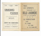 Vieux Papiers - Calendrier De L'Union Sportive Montluçonnaise Rugby Saison1928-1929 Et Du Foot-ball 1929-1930 - Petit Format : 1921-40