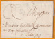 1780 - Marque Postale à Sec GUIMP. / QUIMPER Sur Lettre Pliée De 2 Pages Vers La Ville - Taxe 6 - Règne De Louis XVI - 1701-1800: Voorlopers XVIII