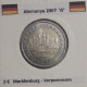 2 Euros Alemania / Germany 2007 Mecklenburg-Vorpommern  D O G Sin Circular - Deutschland