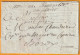 1775 - Lettre Pliée En PORT PAYE (marque Manuscrite) Avec Corresp Familiale De 2 P De LE SASTA ? Vers BORDEAUX - 1701-1800: Précurseurs XVIII