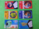 LOT DE 6 TELECARTES PREPAYEES INTERCALL - Altri & Non Classificati